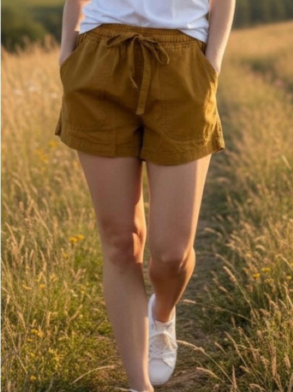 Altard state XS Mustard Yellow Casual Shorts